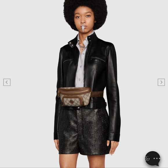 Authentic Gucci Belt Bag with Interlocking G - Picture 4 of 13